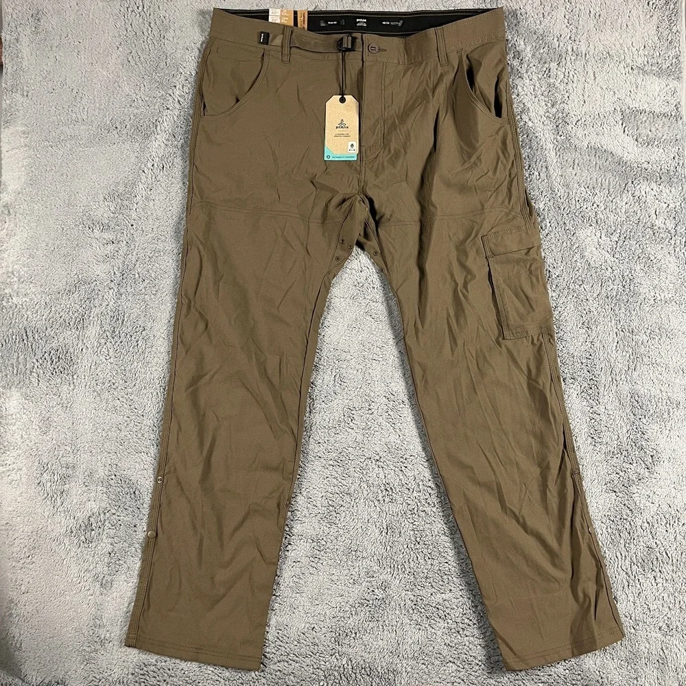 PrAna Stretch Zion Slim Pants 40x30 Hiking Climbing Belted Cargo New $95